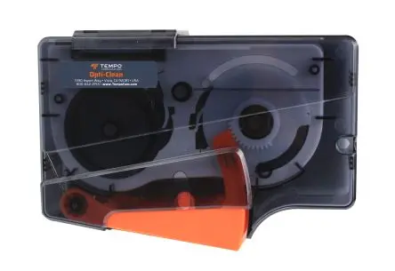 Produktfoto 1 von Tempo Kassettenbandreiniger, Klebeband für Reinigung von Glasfaserkabeln, 140 g, 130 x 88 x 32 mm Trommel