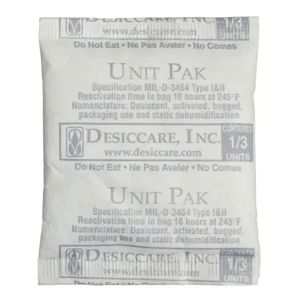 Produktfoto 1 von SCS 3PLDES Feuchtigkeitsindikator Silikagel, 11 g, -40 °C min, 93 °C max