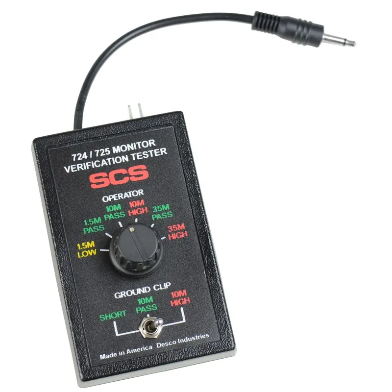 Produktfoto 1 von SCS 16 V ESD-Tester 1-Bediener, H: 60.96 mm L: 96.52 mm B: 22.86 mm