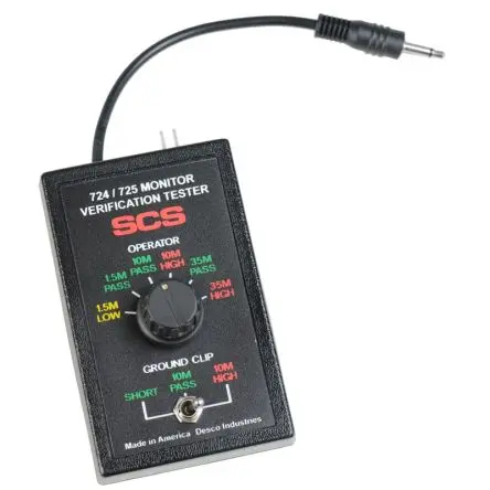 Produktfoto 1 von SCS 16V ESD-Tester 1-Bediener, H: 60.96 mm L: 96.52 mm B: 22.86mm