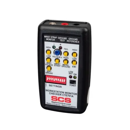 Produktfoto 1 von SCS 9V ESD-Tester 1-Bediener, H: 71 mm L: 124 mm B: 33mm