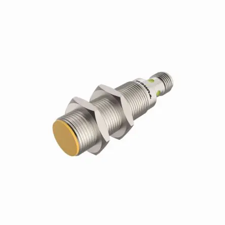 Produktfoto 1 von Turck BI8 Induktiv Anschluss, M12x1 Sicherheitsschalter 28.8V dc aus Thermoplast, PnP, Öffner, 2 x OSSD, Magnetisch