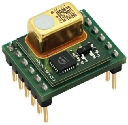 Produktfoto 1 von Infineon XENSIVTM PAS CO2 XENSIV PAS CO2 Mini-Auswerteplatine, Evaluierungsplatine Entwicklungstool Sensor, Gas-Sensor