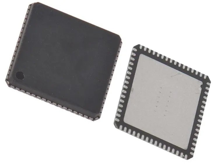 Produktfoto 1 von Microchip 1 Leistungsschalter-IC Netzschalter, Hochspannungsseite High-Side 57 mΩ 64-Pin 1 Ausg. QFN-64