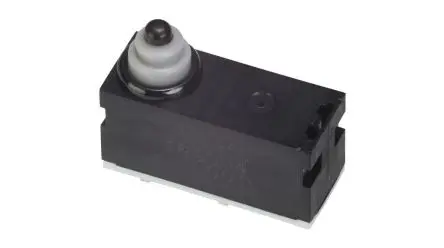 Produktfoto 1 von Omron Subminiatur-Mikroschalter Blatthebel-Betätiger Leiterplatten-Anschlussklemme, SPST, 12 V dc IP67 2N -40 °C - 85 °C