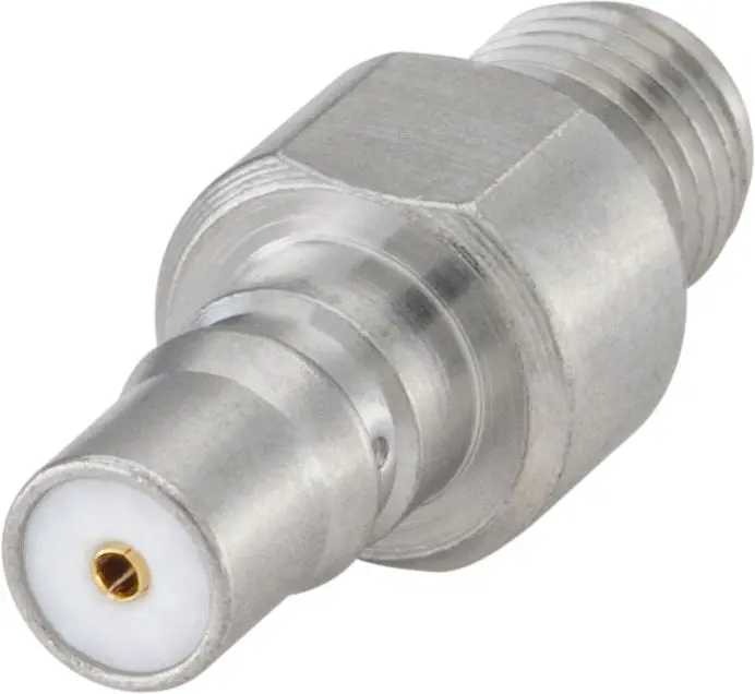 Produktfoto 1 von Rosenberger Adapter, 50 Ω, Gerade, 18 GHz Buchse Buchse Nennspannung