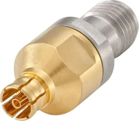 Produktfoto 1 von Rosenberger Adapter, 50 Ω, Gerade, 10GHz Buchse Buchse Nennspannung