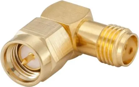 Produktfoto 1 von Rosenberger Adapter, 50 Ω, gewinkelt, 18GHz Stecker Buchse Nennspannung