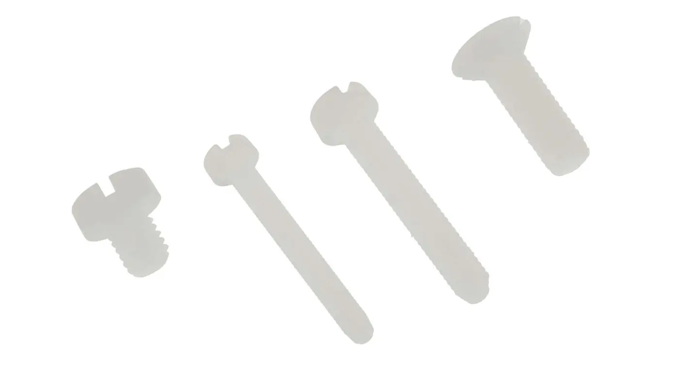 RS PRO Nylon Schlitz Schrauben Sortiment, 600 Stück