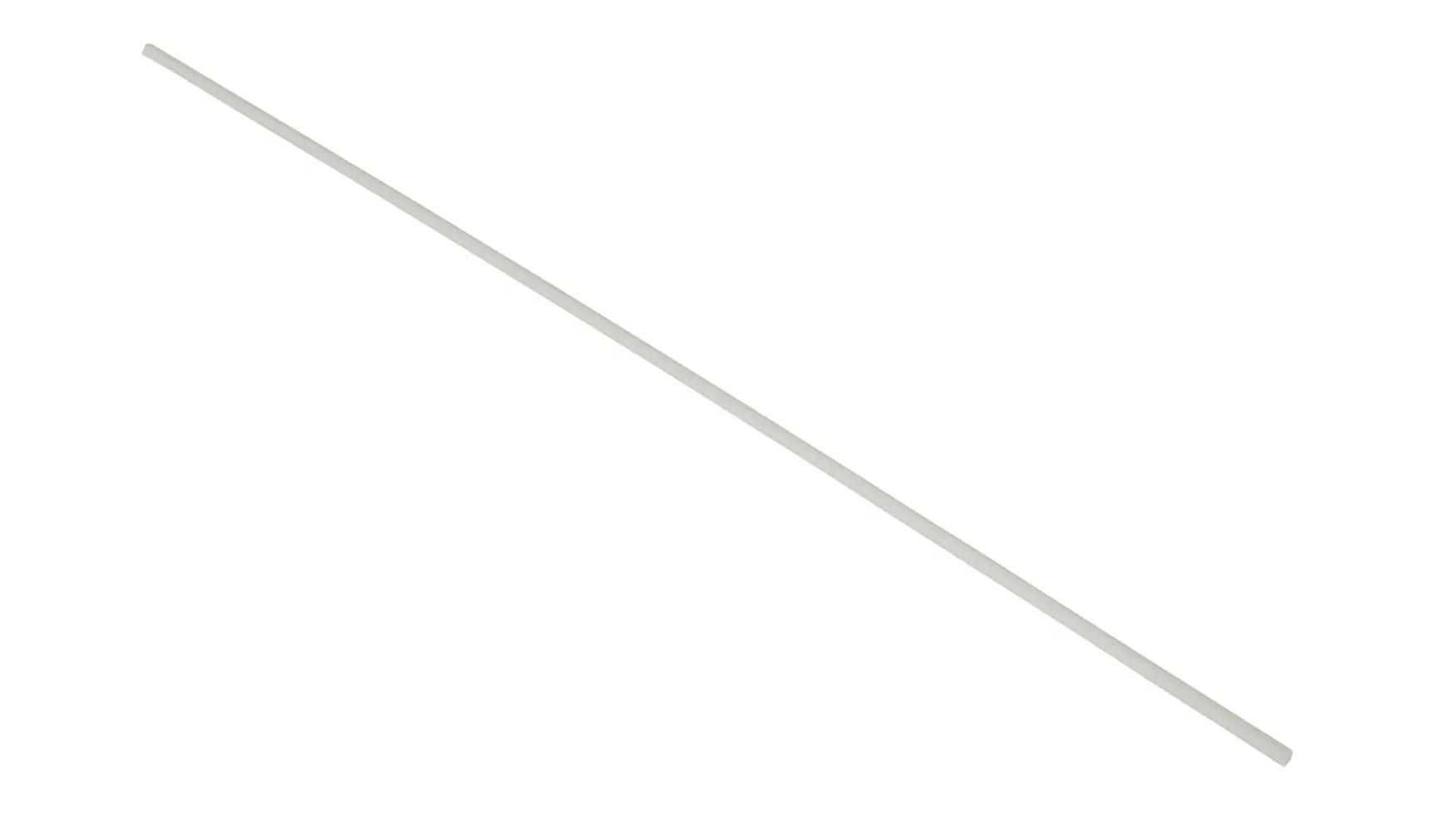 Produktfoto 1 von RS PRO Metrisch Gewindestange Nylon 1 m Finish glatt