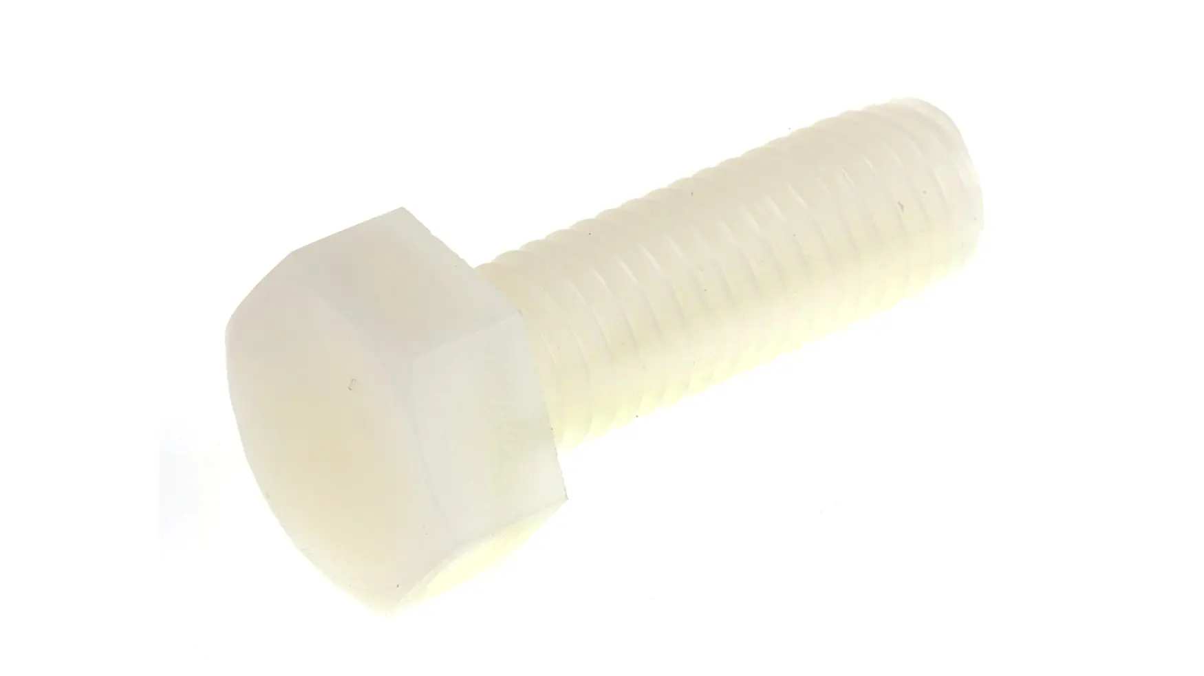Produktfoto 1 von RS PRO M10 x 30 mm Sechskantschraube, Nylon glatt, DIN 933
