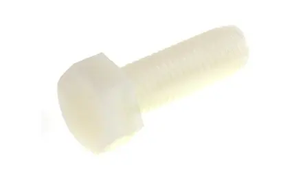 Produktfoto 1 von RS PRO M10 x 30 mm Sechskantschraube, Nylon glatt, DIN 933