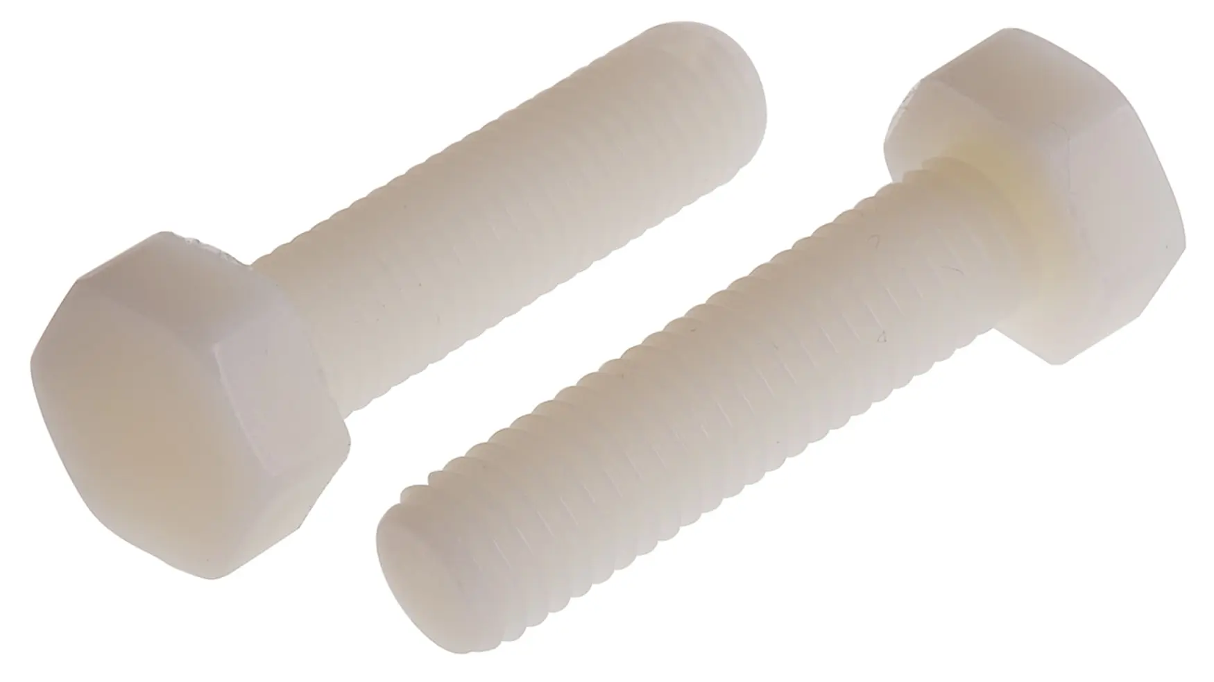 Produktfoto 1 von RS PRO M10 x 40 mm Sechskantschraube, Nylon glatt, DIN 933