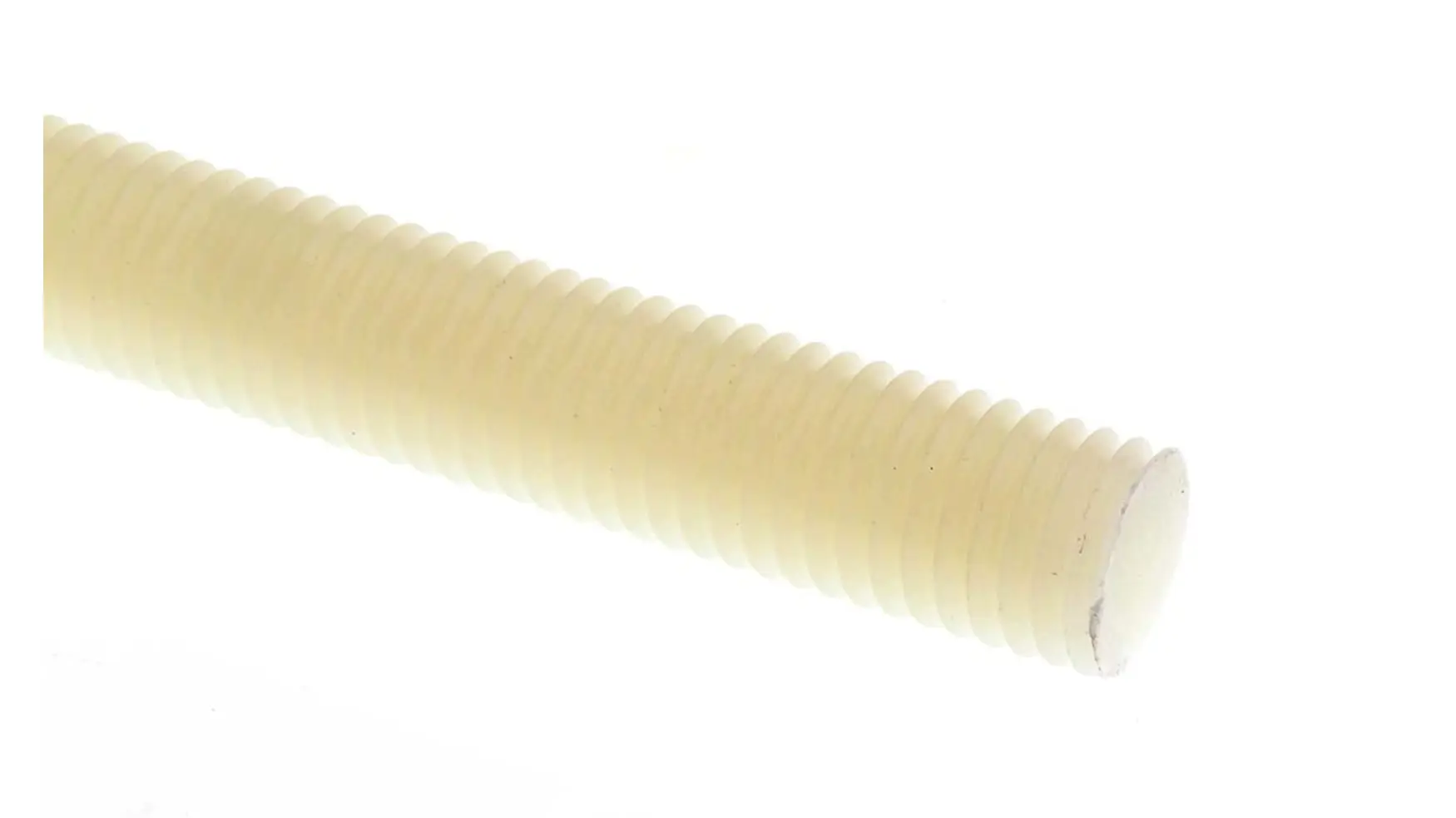Produktfoto 1 von RS PRO Metrisch Gewindestange Nylon 1 m Finish glatt