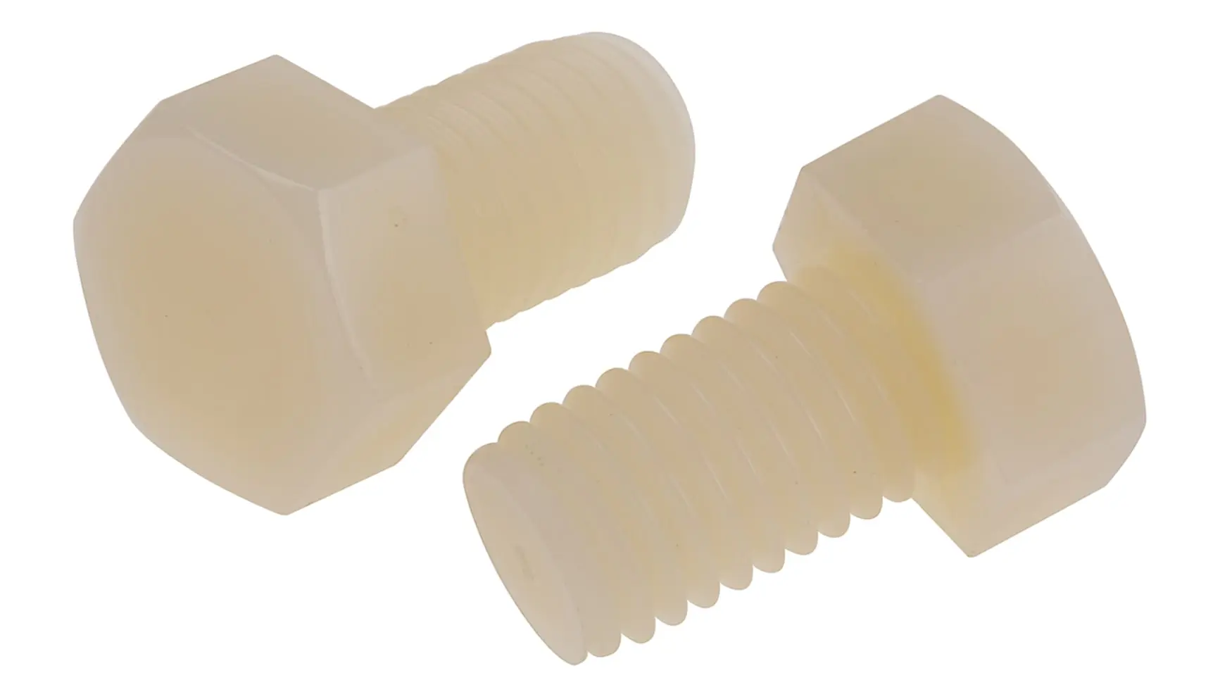 Produktfoto 1 von RS PRO M12 x 20 mm Sechskantschraube, Nylon glatt, DIN 933