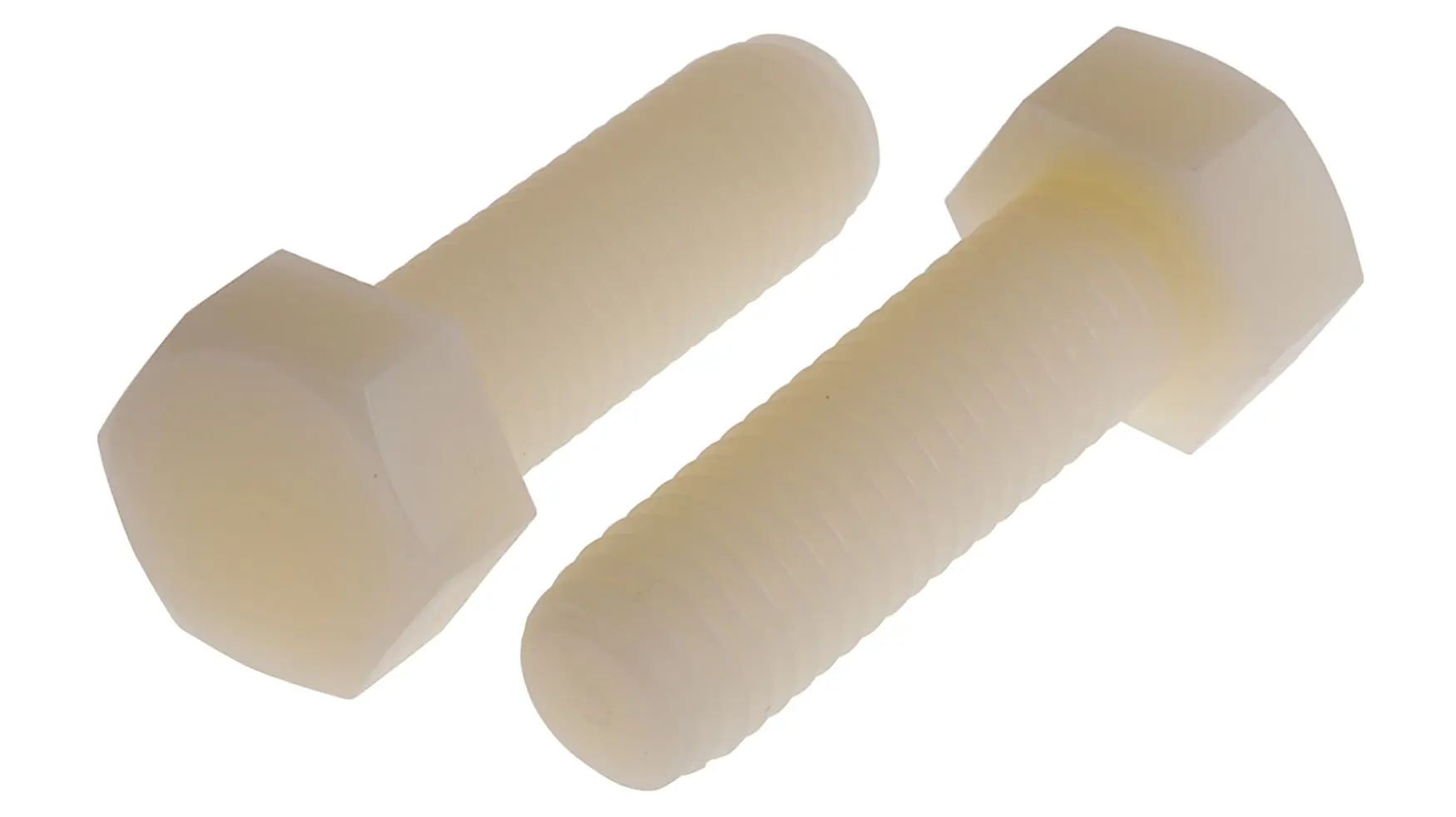 Produktfoto 1 von RS PRO M12 x 40 mm Sechskantschraube, Nylon glatt, DIN 933
