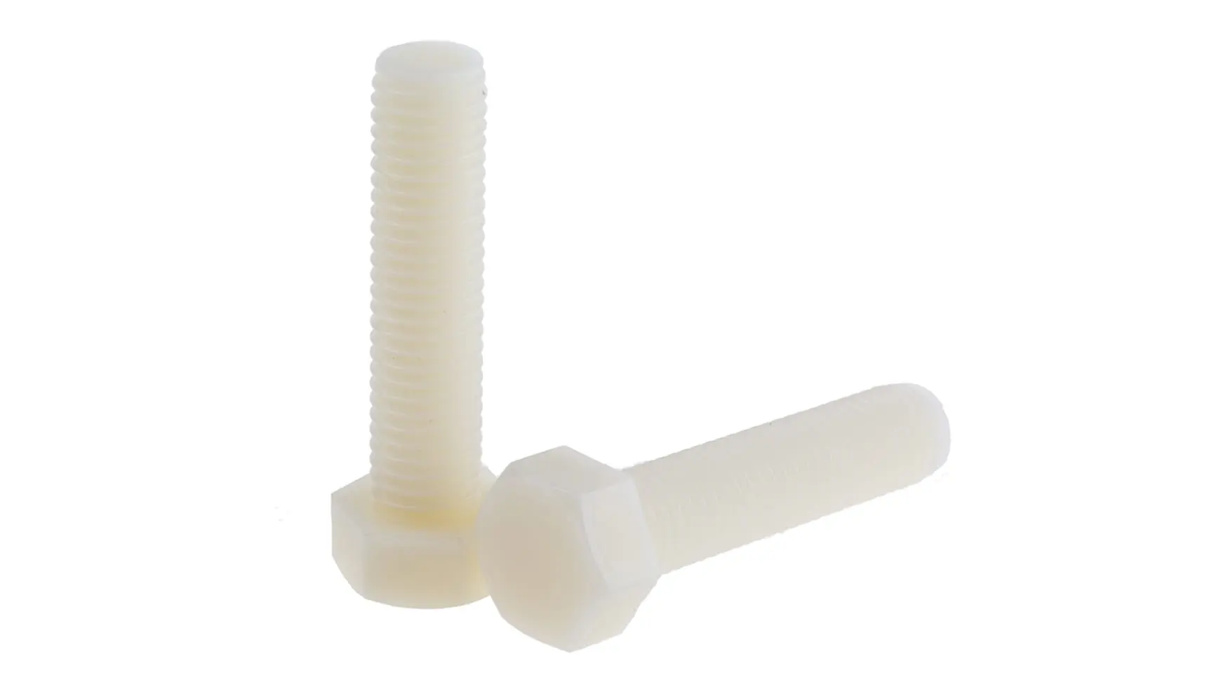 RS PRO M12 x 50 mm Sechskantschraube, Nylon glatt, DIN 933