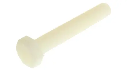 Produktfoto 1 von RS PRO M12 x 70 mm Sechskantschraube, Nylon glatt, DIN 933