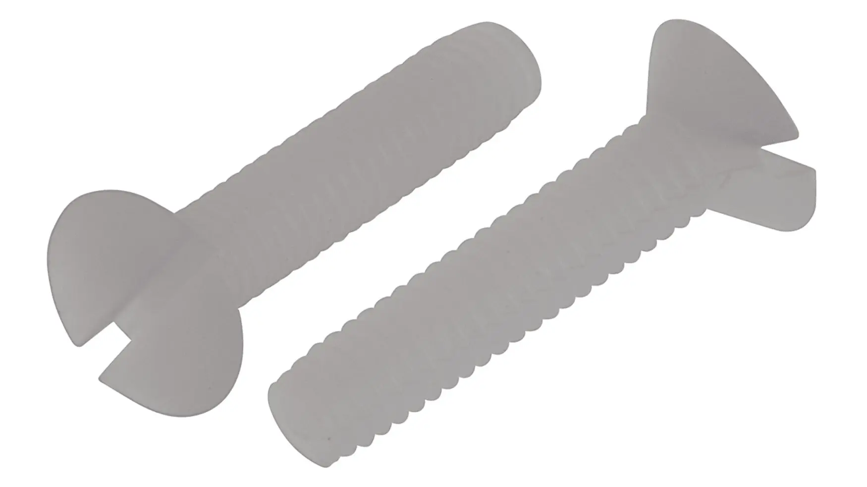 Produktfoto 1 von RS PRO Senkkopf Schlitz Schrauben , M2.5 x 12.0mm Nylon