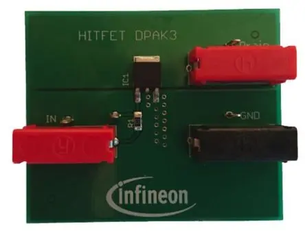 Produktfoto 1 von Infineon BTS3035TF, BTS3050TF, BTS3080TF, BTS3125TF Evaluierungsplatine, BTS3080TF DEMOBOARD Evaluierungsplatine, für