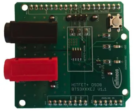 Produktfoto 1 von Infineon Arduino Uno Demo-Tafel, BTS3035EJ DEMOBOARD LED-Treiber, für Arduino UNO