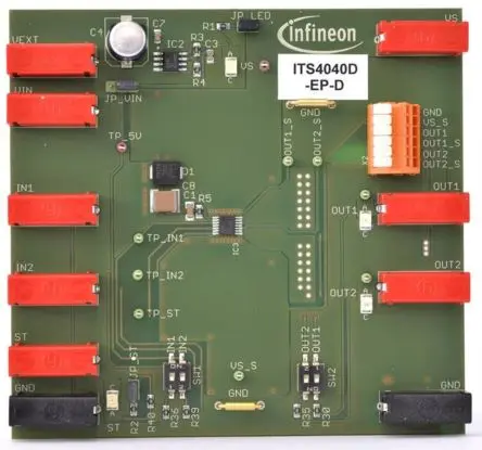 Produktfoto 1 von Infineon ITS4040D Evaluierungsplatine, DEMOBOARD ITS4040D Evaluierungsplatine, für Industriell