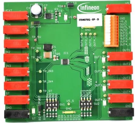 Produktfoto 1 von Infineon ITS4075Q Evaluierungsplatine, DEMOBOARD ITS4075Q Evaluierungsplatine, für Industriell