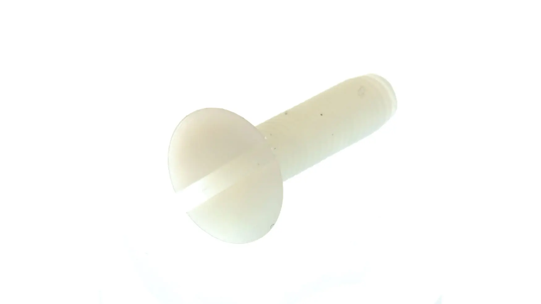 Produktfoto 1 von RS PRO Senkkopf Schlitz Schrauben , M4 x 16.0mm Nylon