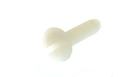 Produktfoto 1 von RS PRO Senkkopf Schlitz Maschinenschraube Nylon glatt 16.0 mm M4