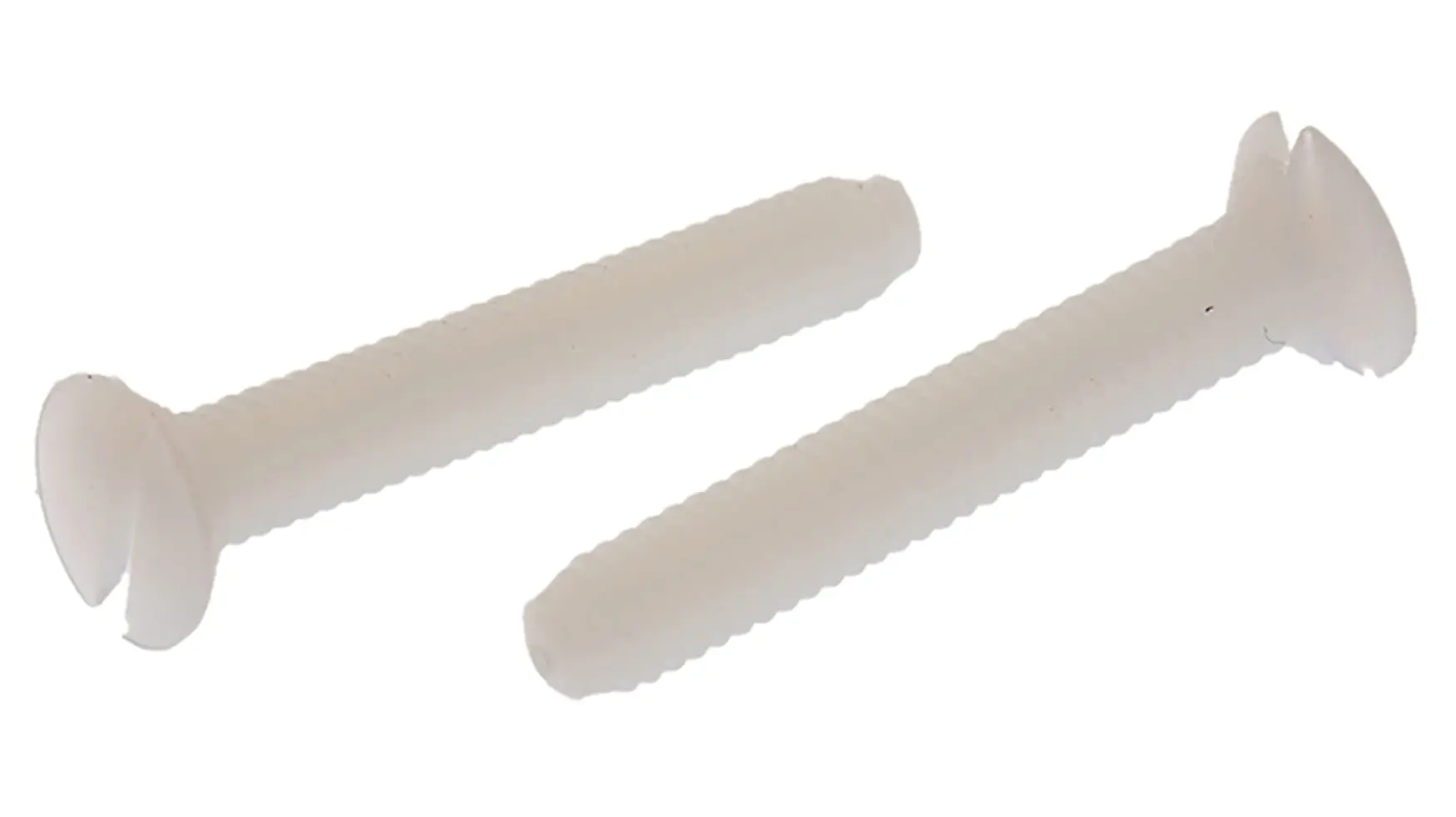 Produktfoto 1 von RS PRO Senkkopf Schlitz Schrauben , M4 x 25.0mm Nylon