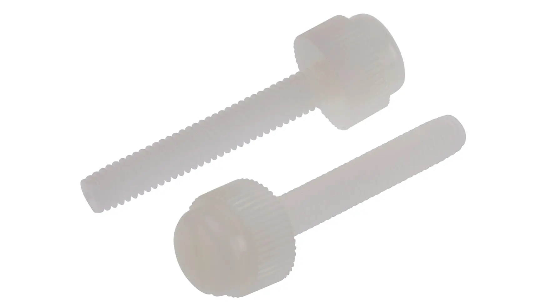 Produktfoto 1 von RS PRO Nylon Metrisch Rändelschraube Rund, gerändelt x 25 mm, glatt