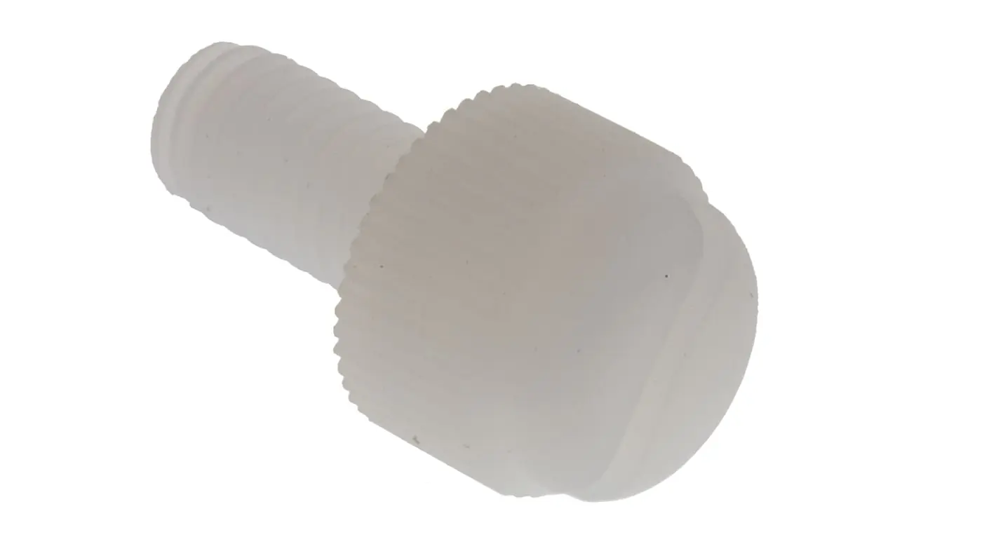Produktfoto 1 von RS PRO Nylon Metrisch Rändelschraube Rund, gerändelt x 10 mm, glatt