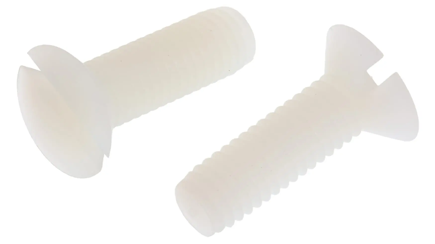Produktfoto 1 von RS PRO Senkkopf Schlitz Schrauben , M5 x 16.0mm Nylon