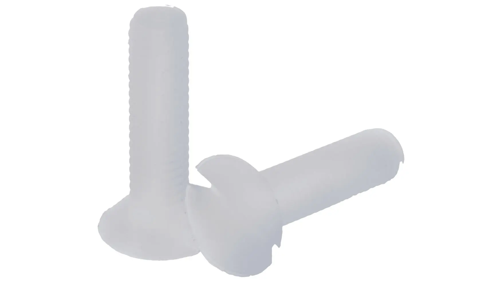 Produktfoto 1 von RS PRO Senkkopf Schlitz Schrauben , M5 x 20.0mm Nylon