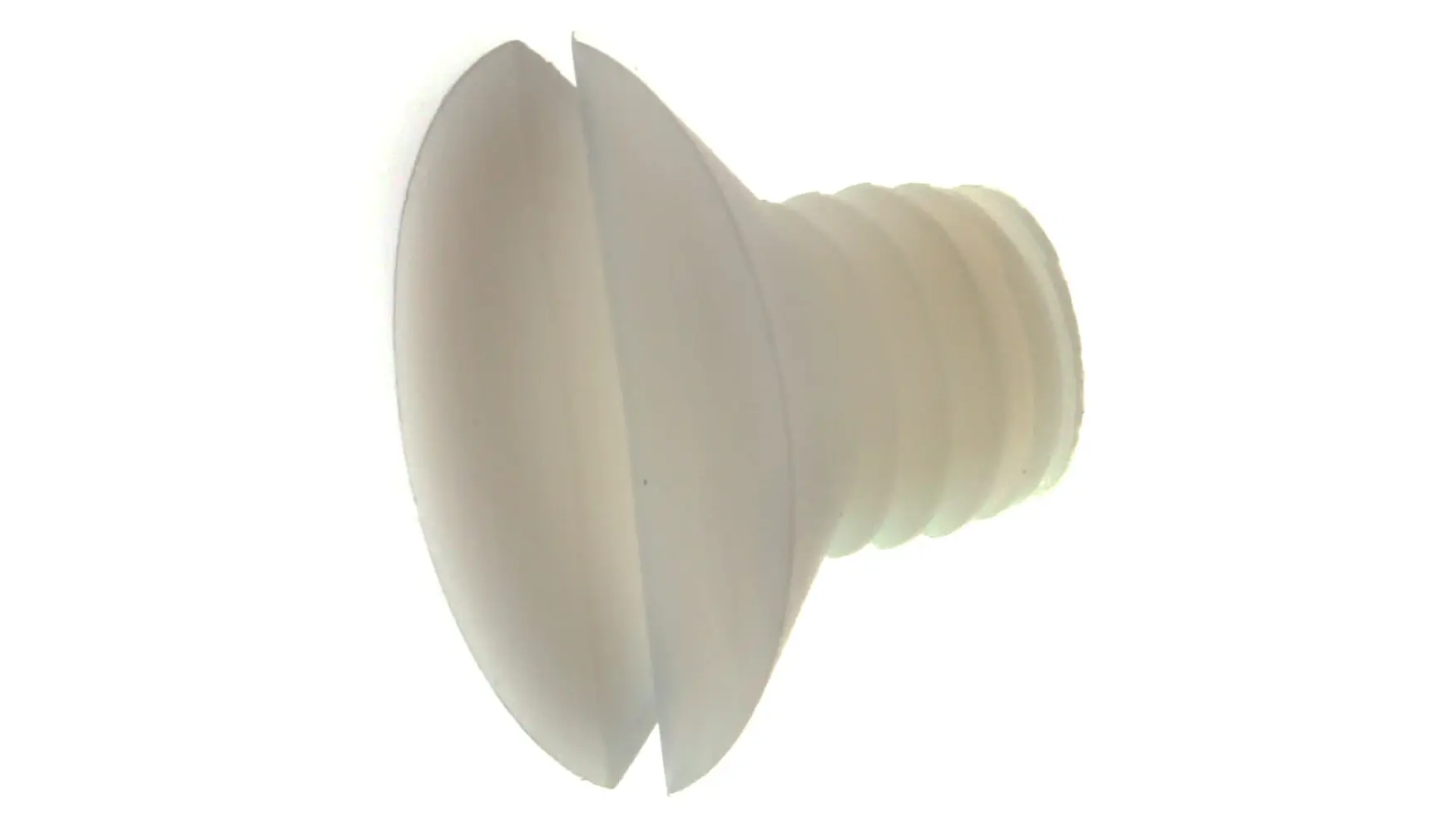 RS PRO Senkkopf Schlitz Schrauben , M6 x 8.0mm Nylon