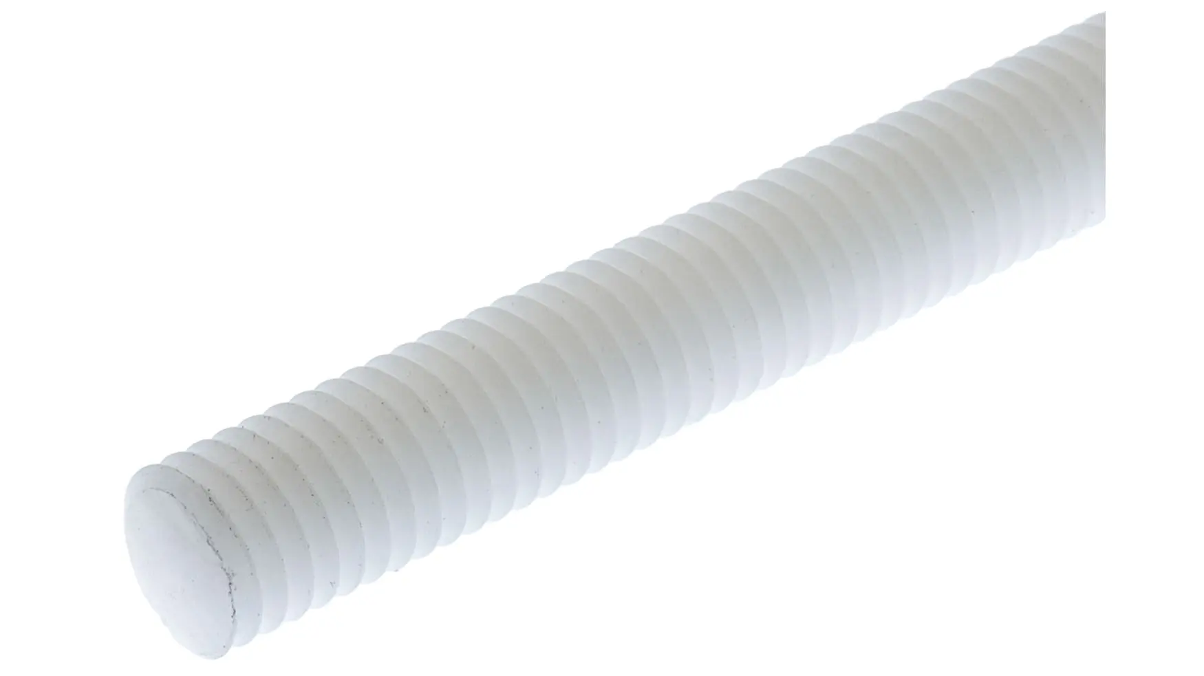 Produktfoto 1 von RS PRO Metrisch Gewindestange Nylon 1 m Finish glatt