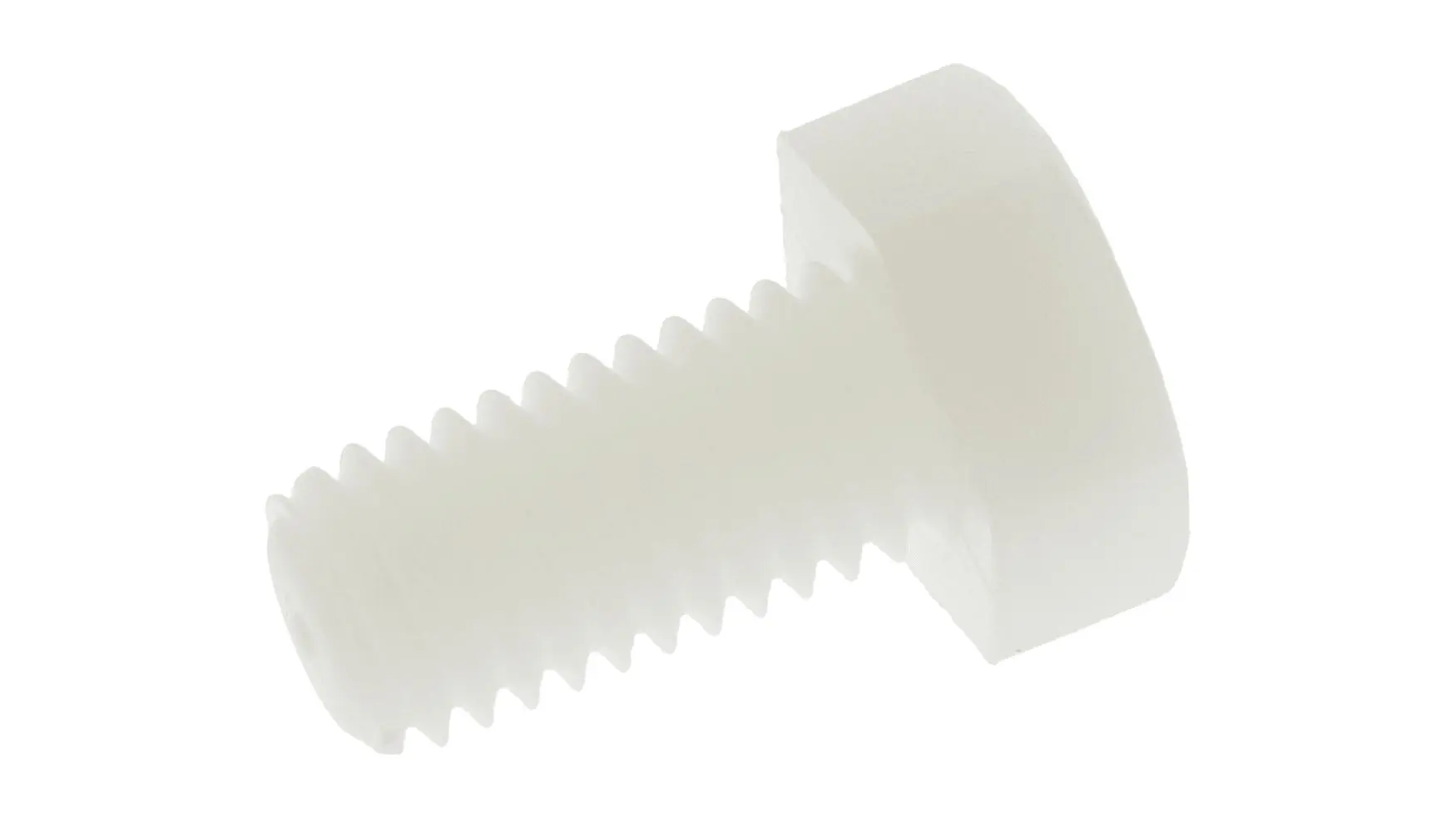 Produktfoto 1 von RS PRO M8 x 16 mm Sechskantschraube, Nylon glatt, DIN 933
