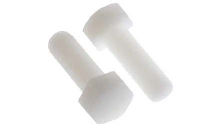 Produktfoto 1 von RS PRO M8 x 25 mm Sechskantschraube, Nylon glatt, DIN 933