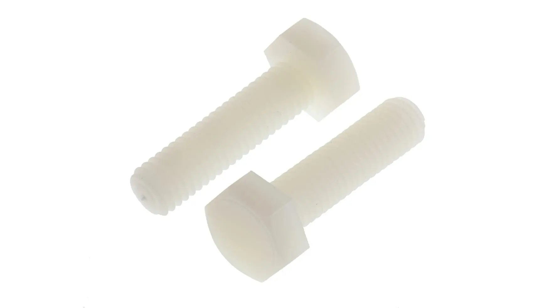 Produktfoto 1 von RS PRO M8 x 30 mm Sechskantschraube, Nylon glatt, RoHS