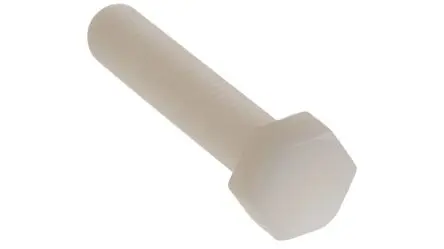 Produktfoto 1 von RS PRO M8 x 40 mm Sechskantschraube, Nylon glatt, DIN 933