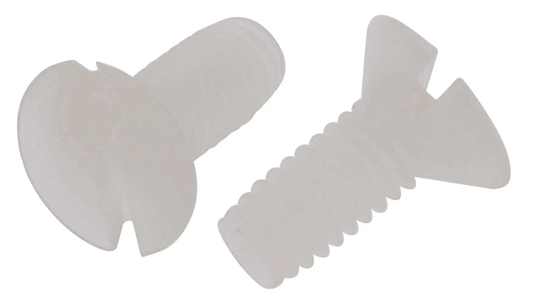 Produktfoto 1 von RS PRO Senkkopf Schlitz Schrauben , M2.5 x 6.0mm Nylon