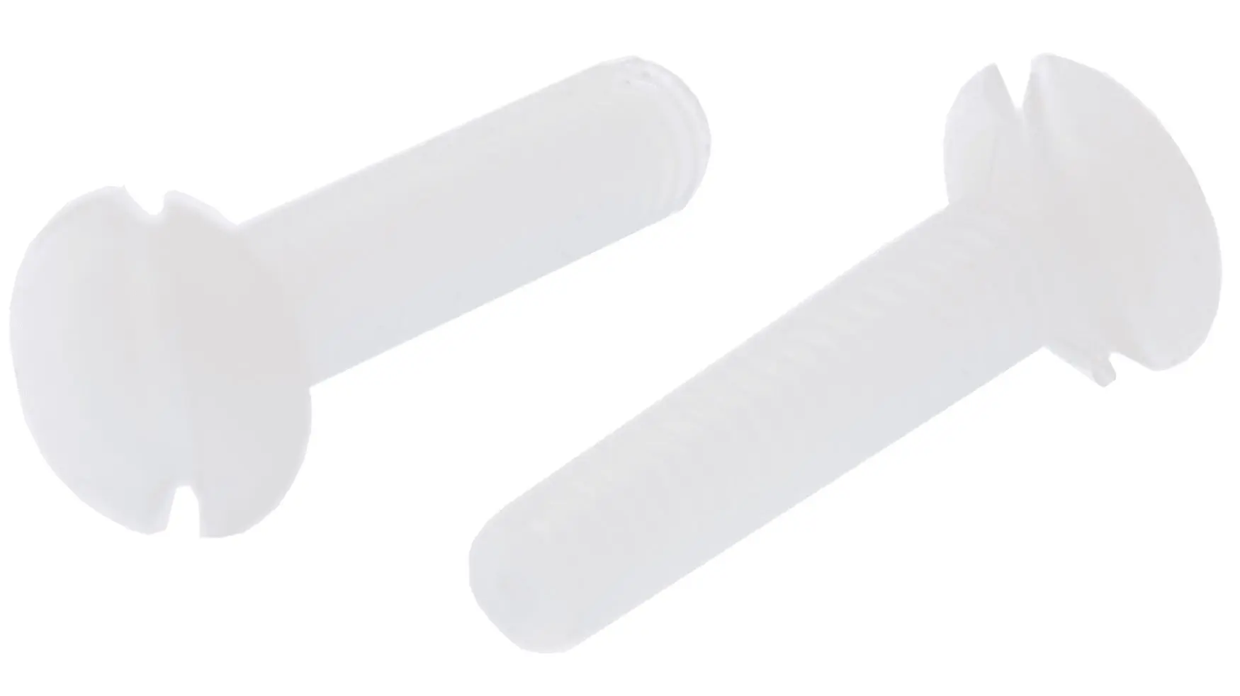 Produktfoto 1 von RS PRO Senkkopf Schlitz Schrauben , M2 x 10.0mm Nylon