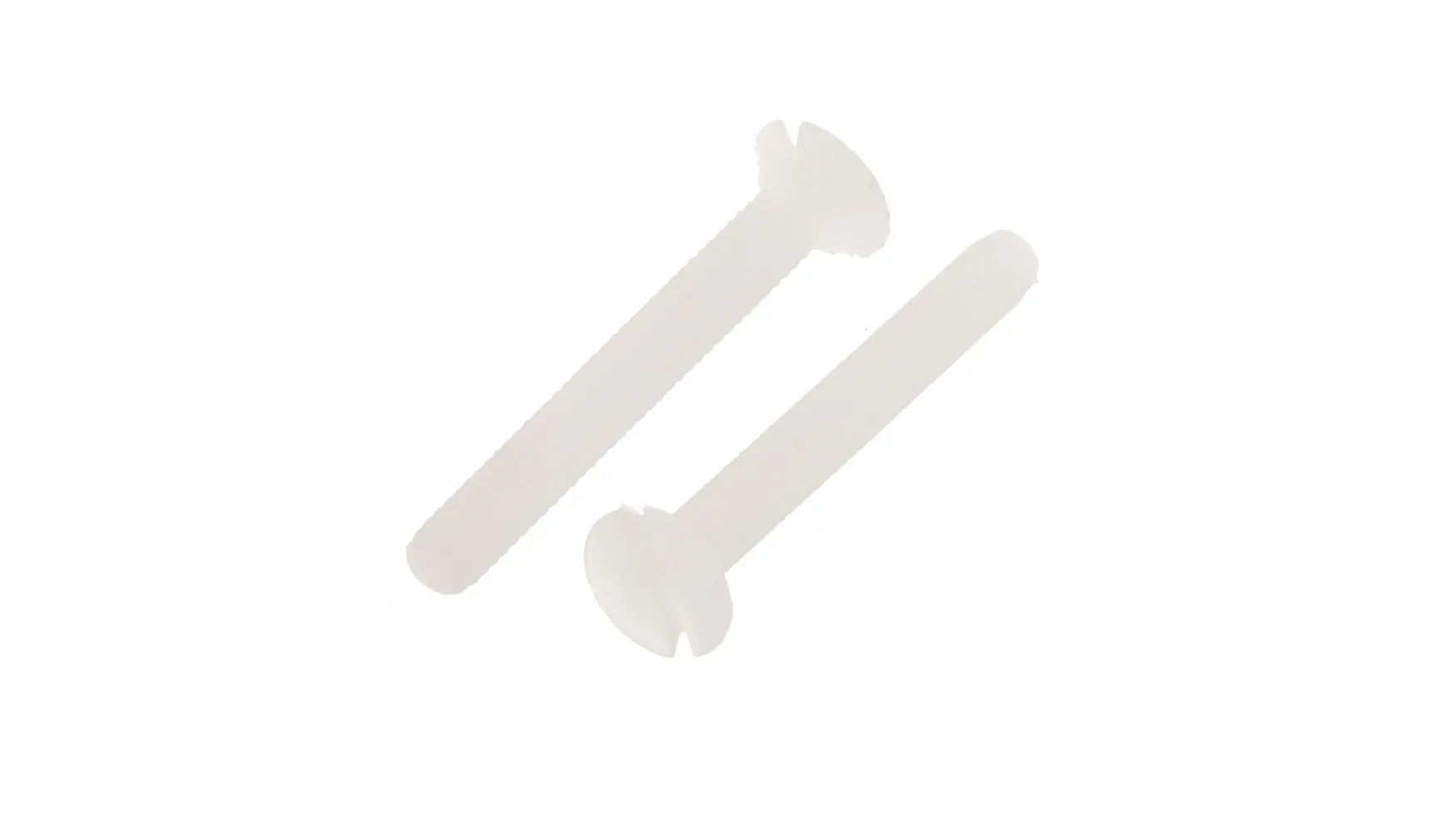 Produktfoto 1 von RS PRO Senkkopf Schlitz Schrauben , M2 x 16.0mm Nylon