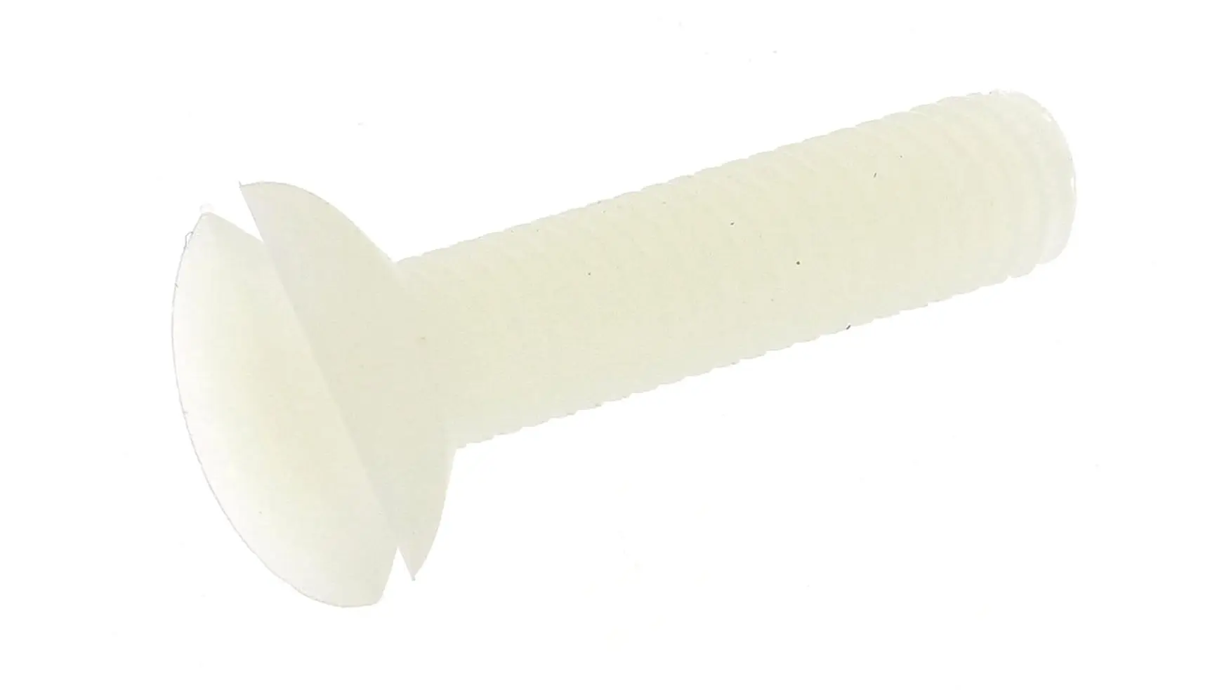 Produktfoto 1 von RS PRO Senkkopf Schlitz Schrauben , M3.5 x 16.0mm Nylon