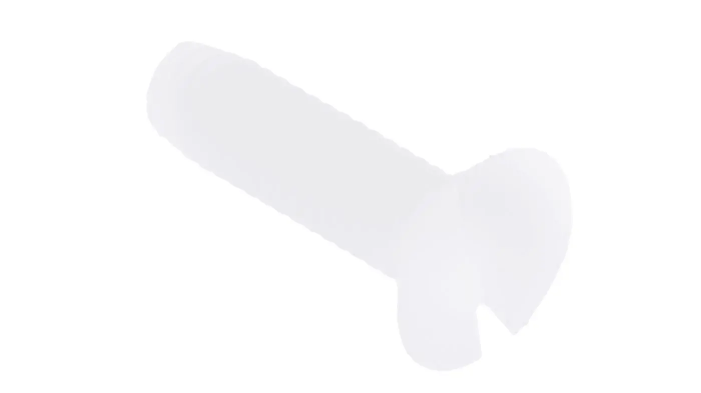 Produktfoto 1 von RS PRO Senkkopf Schlitz Schrauben , M3 x 10.0mm Nylon