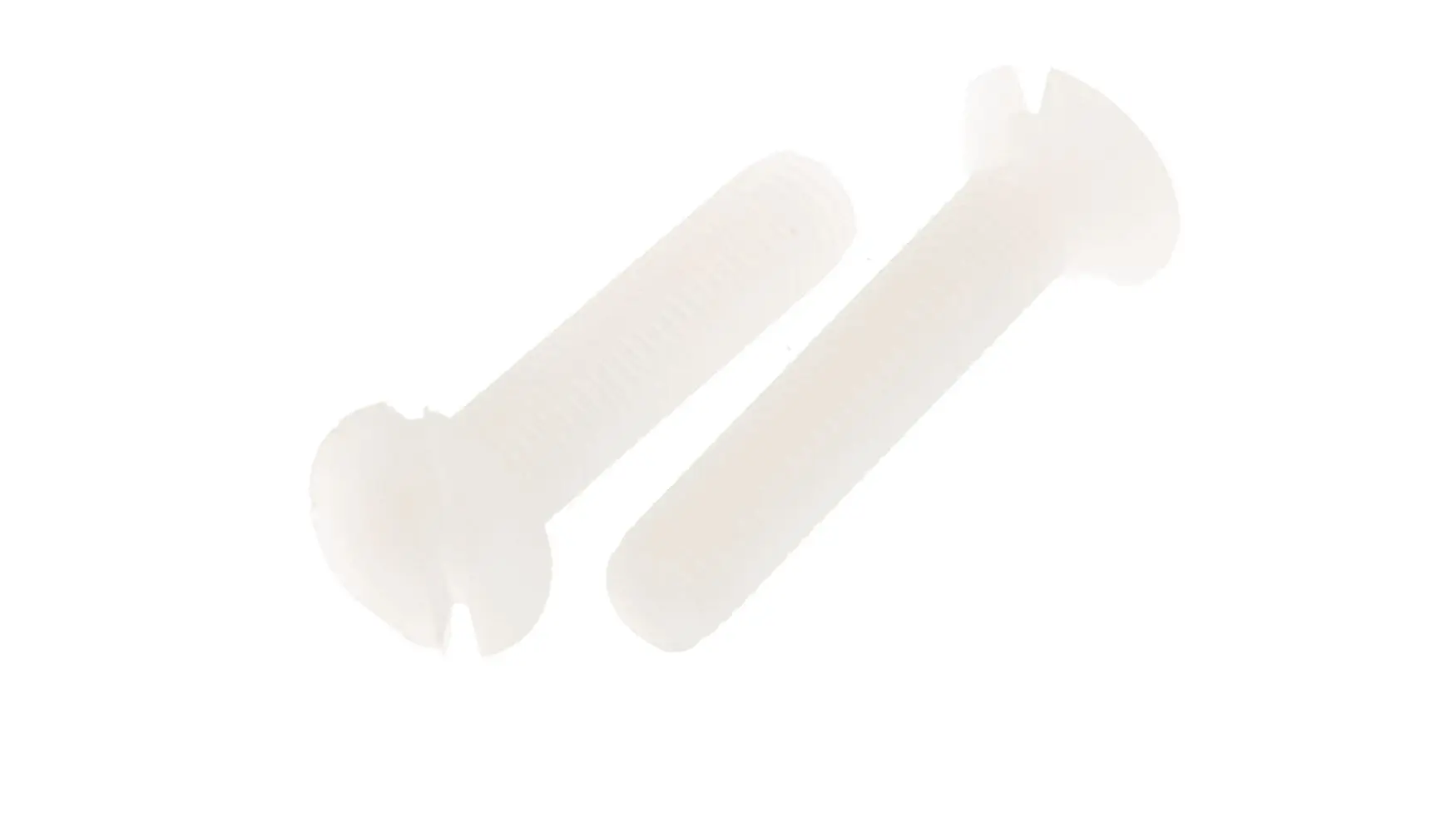 Produktfoto 1 von RS PRO Senkkopf Schlitz Schrauben , M3 x 16.0mm Nylon