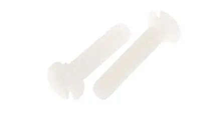 Produktfoto 1 von RS PRO Senkkopf Schlitz Maschinenschraube Nylon glatt 16.0 mm M3