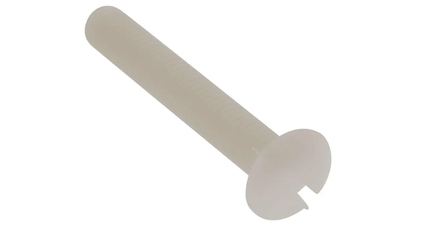 Produktfoto 1 von RS PRO Senkkopf Schlitz Schrauben , M3 x 20.0mm Nylon