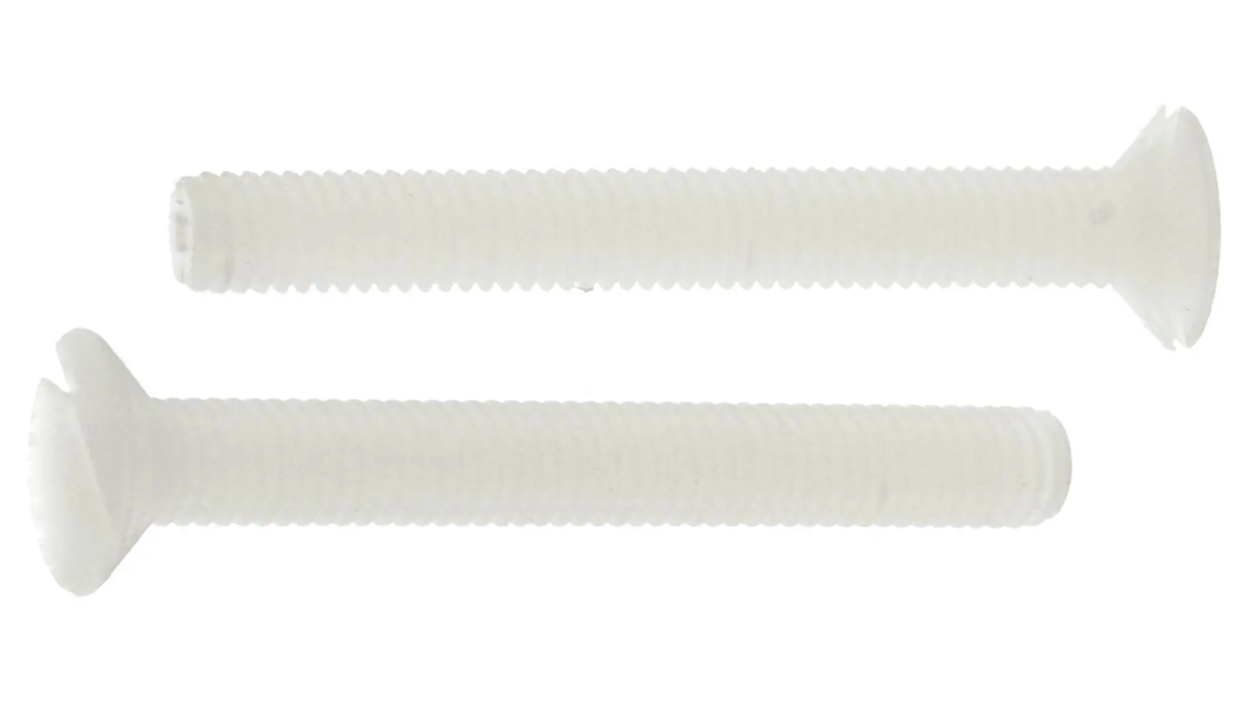Produktfoto 1 von RS PRO Senkkopf Schlitz Schrauben , M3 x 25.0mm Nylon