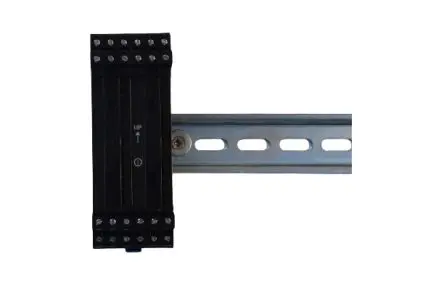 Produktfoto 1 von JM CONCEPT Gold Polyamid Anschlussklemmenblock 50mA Schwarz 2-polig Schraubbefestigung 14AWG